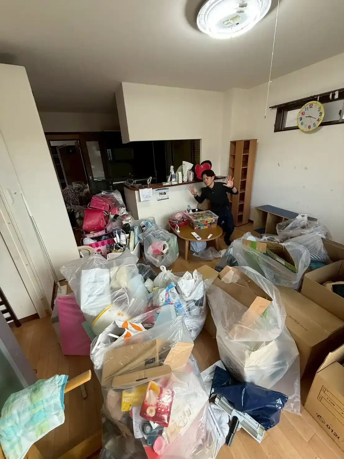 引越しで出た不用品を仕分け・分別から即日回収 作業前
