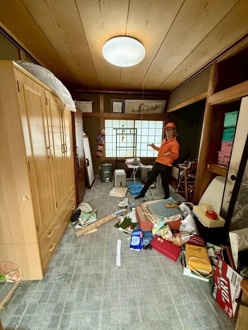 遺品整理前のお部屋の様子