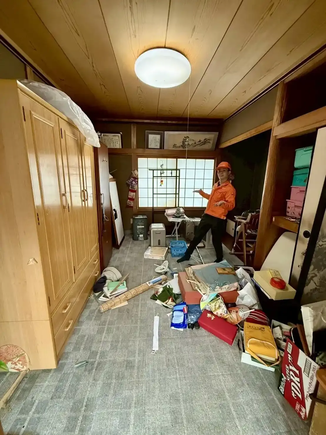 遺品整理前のお部屋の様子