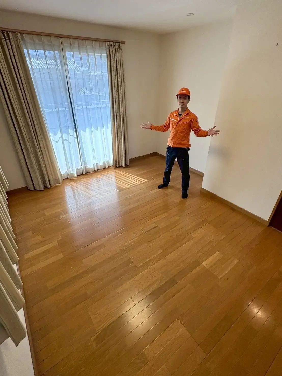 部屋片付け作業のアフター